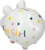 KCG Sparschwein Baby Girl Keramik mit Stopfen 12x10cm Produktbild-Vorschau 2