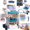 MalPlay Grosser Arztkoffer Wagen EKG Doktor-Set Stethoskop Produktbild-Vorschau 1