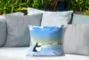 MuchoWow® Outdoor Kissen - Illustration eines fischenden Produktbild-Vorschau 4