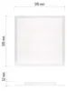 LED svítidlo RIVI 60 x 60 cm, 40 W, teplá-studená bílá, stmívatelné s ovladačem Produktbild-Vorschau