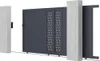 Elektrisches, halbperforiertes Aluminium-Schiebetor mit Produktbild-Vorschau 4