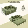 okwish Modulares Sofa Zweisitzer-Sofa Wohnzimmersofa mit Produktbild-Vorschau 7
