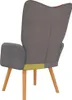 vidaXL Relaxsessel Patchwork Stoff Produktbild-Vorschau 5