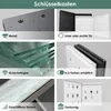 Metall Schlüsselkasten 30 x 30 cm - weißer Schlüsselschrank Produktbild-Vorschau 6