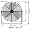 SPEED 40 G-CH, Ventilatore da Tavolo, CasaFan Anteprima dell’immagine prodotto 2