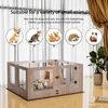Box parto per cani 120x118x60 cm – Recinto XXL per cuccioli Anteprima dell’immagine prodotto 6