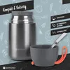 Termiczny pojemnik na lunch ze stali nierdzewnej 700ml Podgląd zdjęcia produktu 2