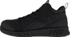 A black Reebok safety boot is shown from the side against a white background. Produktbild-Vorschau