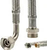 tecuro Sanitär Verbindungsschlauch 90° Bogen 3/8 ÜWM x 3/8 Produktbild-Vorschau 1