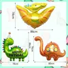 6er Set Dinosaurier Folienballon für Kinderparty & Produktbild-Vorschau 3