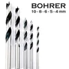 Holzbohrer Set 11-teilig - Spiralbohrer ( 4-10mm ) - inkl. Produktbild-Vorschau 3