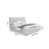 FEDVE Polsterbett Doppelbett Egeris Bett Bettkästen 180x200 Produktbild-Vorschau 6