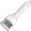 A white and silver meat tenderizer with metal needles is shown against a white background. Produktbild-Vorschau
