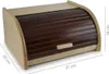 Zweifarbiger Holz-Brotkasten CR 31x26x16cm – Polnisch Produktbild-Vorschau 5