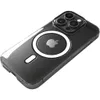 A clear, professional studio shot of an iPhone case with a MagSafe ring and Apple logo, presented on a white background. Produktbild-Vorschau