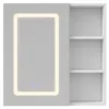 UnboxG Badspiegelschrank Weiß 60,2x60,2x15,2 cm – Produktbild-Vorschau 12