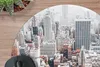 MuchoWow® Mauspad Mousepad New York - Amerika - Luft 20x20 Produktbild-Vorschau 2