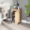 vidaXL Nočné stolíky 2 ks Sonoma dub 40x35x70 cm odvodený Náhľad obrázku produktu 3