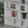 Skandinávská nízká knihovna MAURICIO no. 1, bílá Náhled obrázku produktu 4