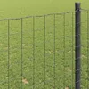 vidaXL Eurozaun 0,4 x 25 m PVC-beschichtetes Eisen Grau Produktbild-Vorschau 4