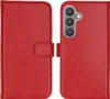 Selencia Echtleder Klapphülle Samsung Galaxy S24 - Rot Produktbild-Vorschau 1
