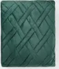HOMLA TUALA Samt gesteppte Tagesdecke grün 200x220 cm Produktbild-Vorschau 1