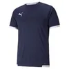 Puma Teamliga Trikot Kurzarm Herren - Marine / Weiß Produktbild-Vorschau 1