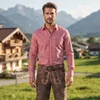 Cintura tradizionale da uomo in vera pelle, per pantaloni Anteprima dell’immagine prodotto 7