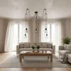 MasterLED Kronleuchter 5-flammig E27 Schwarz Loft Design Produktbild-Vorschau 4