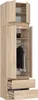 Kleiderschrank AKORD S60 mit Aufsatz Sonoma-Eiche 60 cm 2 Produktbild-Vorschau 2