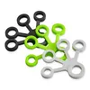 4FIZJO 3er‑Set Fingertrainer aus Latex, grün, grau, schwarz Produktbild-Vorschau 1