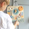 Drevený Montessori kalendár a hodiny Viga Polarb Náhľad obrázku produktu 5