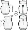 Valentin 6er Set Glaskrug Milch-Kanne mit Henkel Produktbild-Vorschau 3