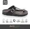purosteps footwear Marbella-Eco Damen Leder Kork Sandale Produktbild-Vorschau 2