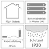 Lichterkette Traubenkabel Silber 100 Kaltweiß Lichter 1,5 m Produktbild-Vorschau 4