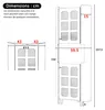 Flieks Eck-Schrank mit LED-Beleuchtung, Multifunktionale Produktbild-Vorschau 7
