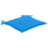 vidaXL Coussin pour chaise de jardin 2 pcs. Bleu 50x50x3 cm Voir les images du produit 11