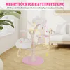 COSTWAY Kratzbaum 123cm, süßer Katzenbaum mit 2 Produktbild-Vorschau 4