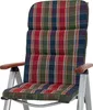 Auflage Hochlehner Kreta 8699 rot-blau-grün kariert Produktbild-Vorschau 2