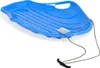 A blue plastic sled with a rope and handle is shown on a white background. Náhled obrázku produktu