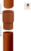 INEFA Fallrohr Verbinder, PVC DN50 / 50mm Braun Produktbild-Vorschau 3