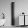 Radiateur tubulaire 'Nore' noir 180x24cm monocouche 484W Voir les images du produit 1
