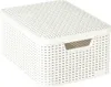 Panier Curver STYLE2 LID M, creme, avec couvercle, 42x29x19 Voir les images du produit 7