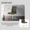 byLIVING Freischwinger Marlen-XXL-XXL 2er-Set, Metall Produktbild-Vorschau 4