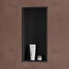 doporro Duschnische Wandnische Bad Schwarz 30cm x 60cm x Produktbild-Vorschau 1