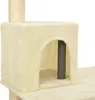 vidaXL Graffiatoio in sisal crema 118,5 cm Anteprima dell’immagine prodotto 13