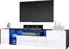 Sweiko 180 x 40 x 45 cm skrinka pod TV, lesklá LED skrinka Náhľad obrázku produktu 14