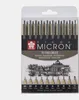 SAKURA Fineliner PIGMA MICRON 10er Etui schwarz Produktbild-Vorschau 4