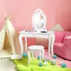 Tavolino per bambini HW65300WH, con sedia, cassetto e Anteprima dell’immagine prodotto 11