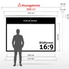 ESMART Expert CSX Deckeneinbau-Leinwand 203 x 114 cm (92") Produktbild-Vorschau 2